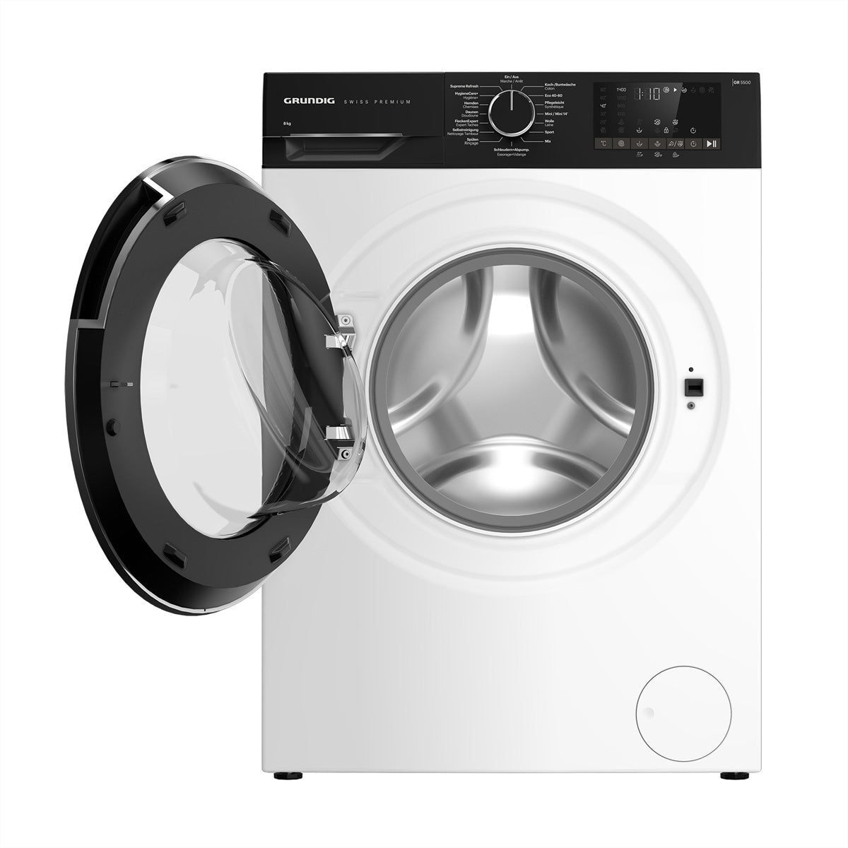 Grundig Waschmaschine GWM4100 – 8 kg, 1400 U/min, Energieklasse A, Inverter-Motor – weiss