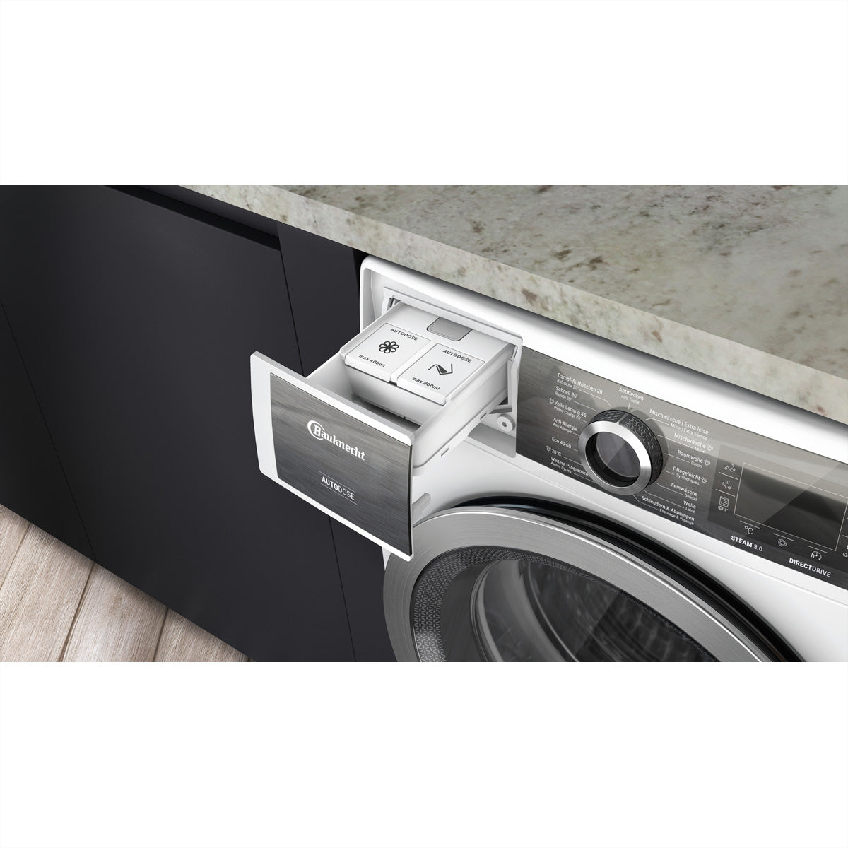 Bauknecht Waschmaschine B6 W845WB CH – 8 kg, Dampf-Hygiene & Inverter, 1400 U/min, Energieklasse B – weiss