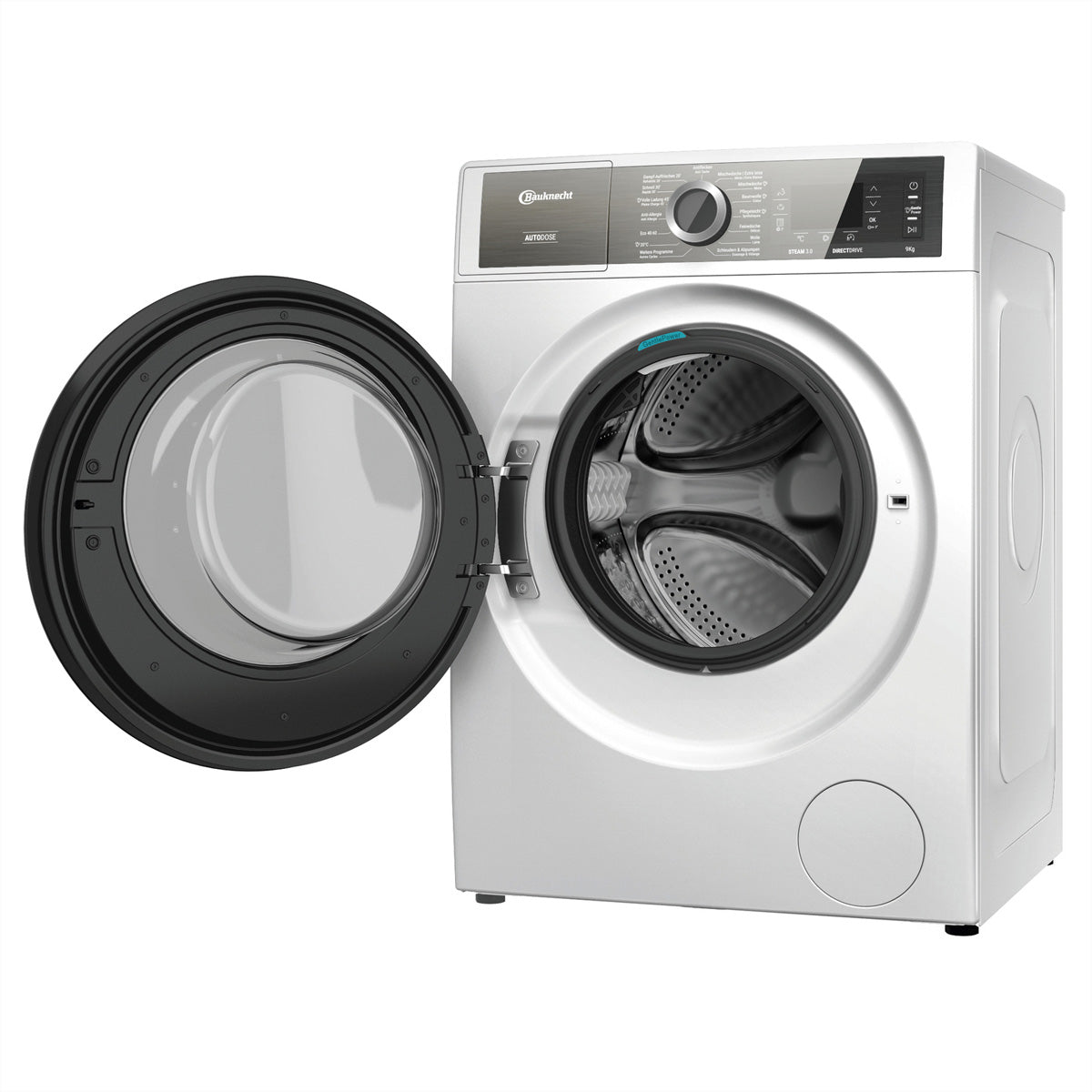 Bauknecht Waschmaschine B6 W845WB CH – 8 kg, Dampf-Hygiene & Inverter, 1400 U/min, Energieklasse B – weiss