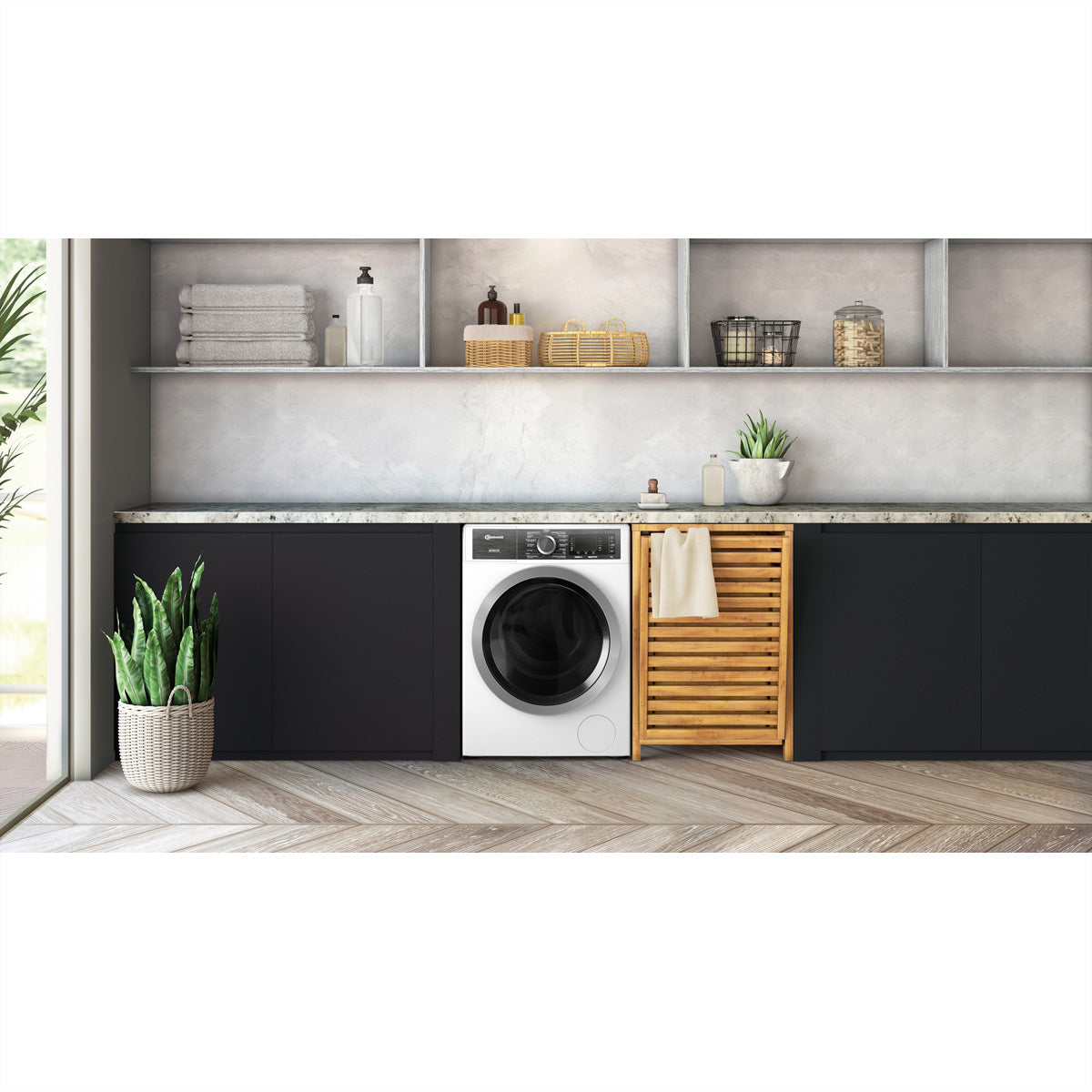 Bauknecht Waschmaschine B6 W845WB CH – 8 kg, Dampf-Hygiene & Inverter, 1400 U/min, Energieklasse B – weiss