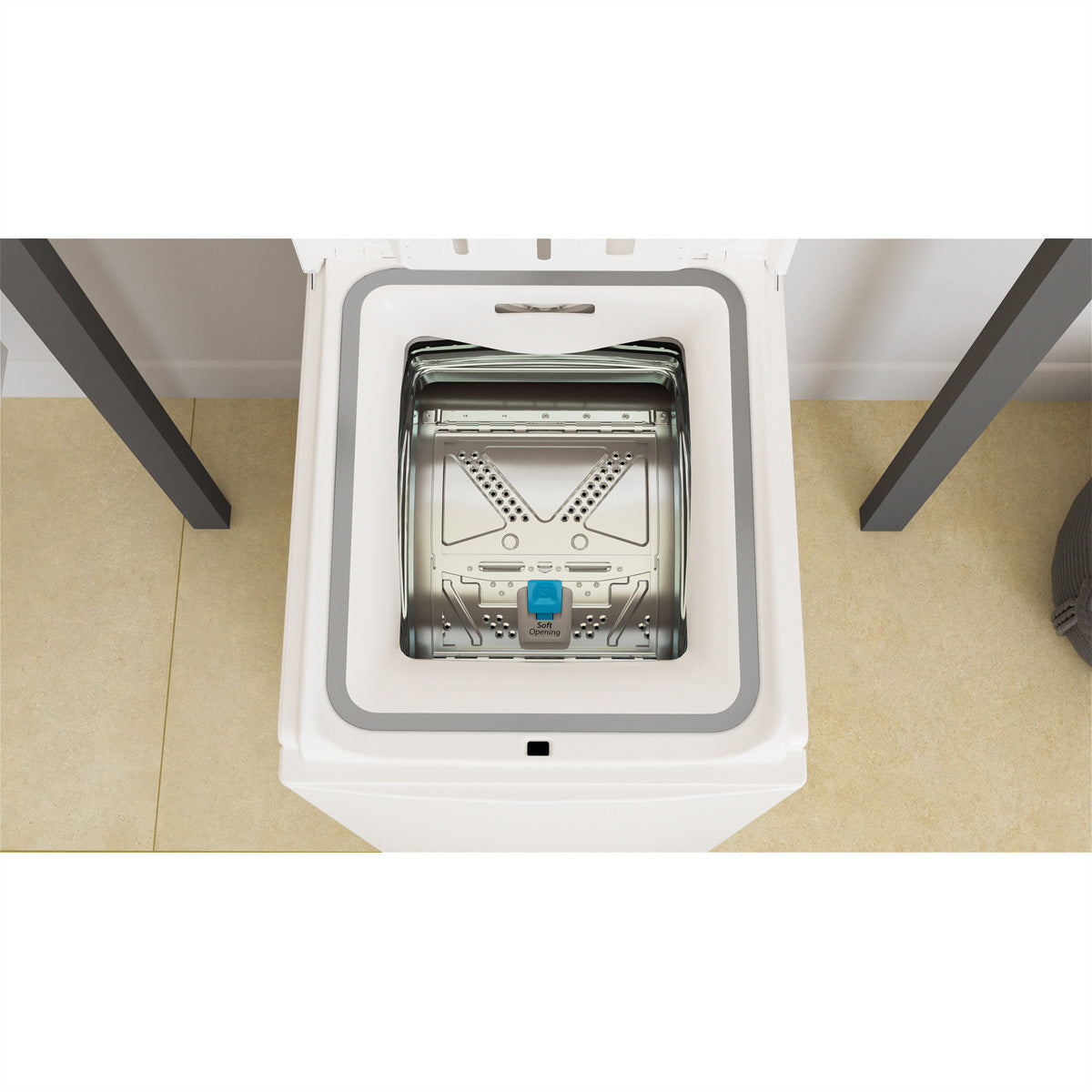 Bauknecht Toplader-Waschmaschine TDLR 612C CH N – 6 kg, 1200 U/min, Energieklasse C – weiss