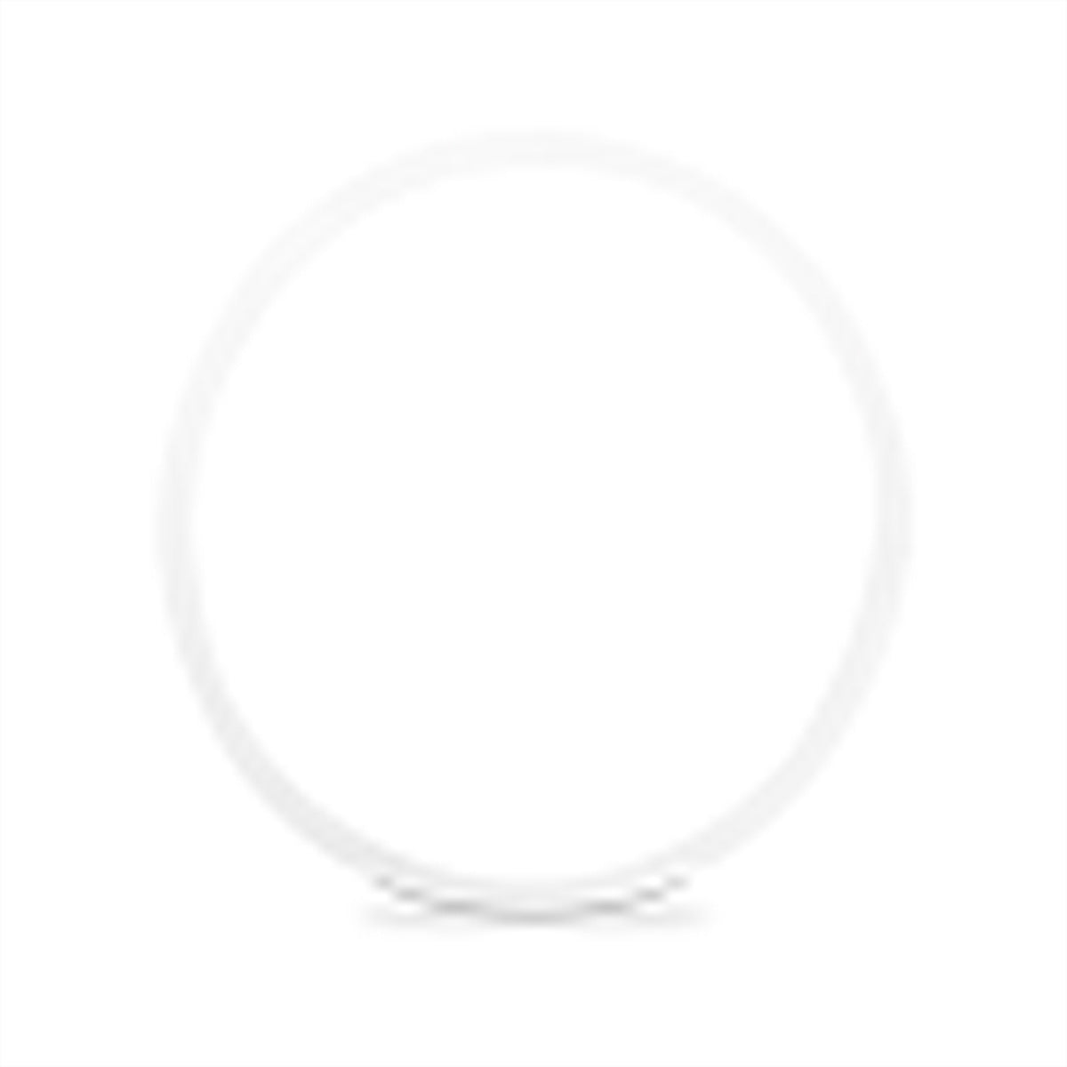 Qwetch Silikonring, 1,5 × 1,5 × 0,1 cm, Silikon, weiss, für Bento-Schale