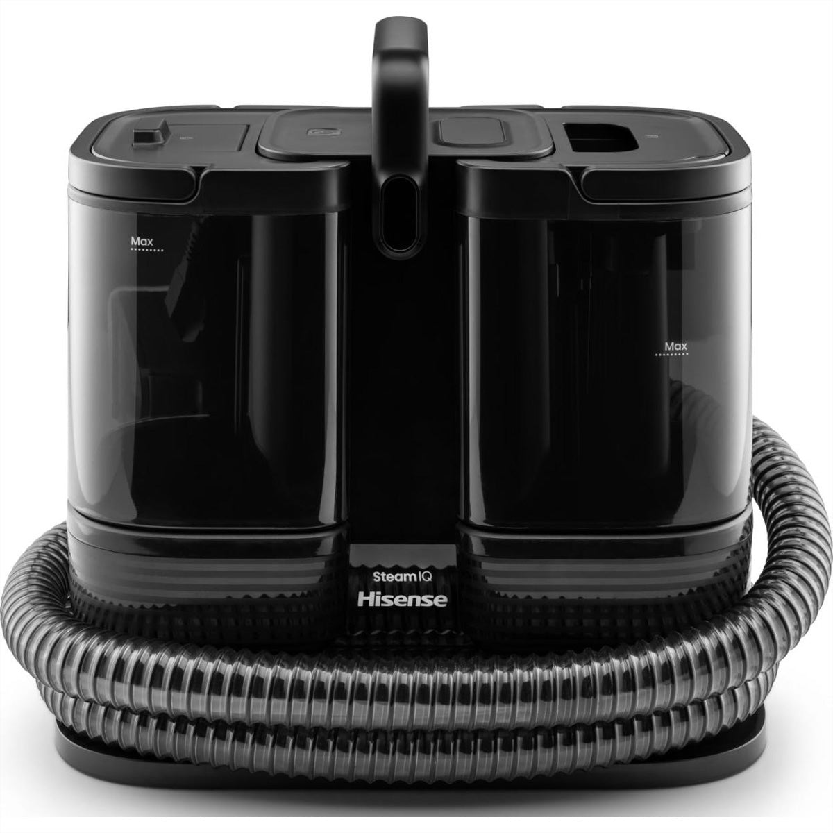 Hisense Dampfreiniger HSSC07A – 1,8 l – Schwarz – 30,3 × 24,1 × 33,2 cm