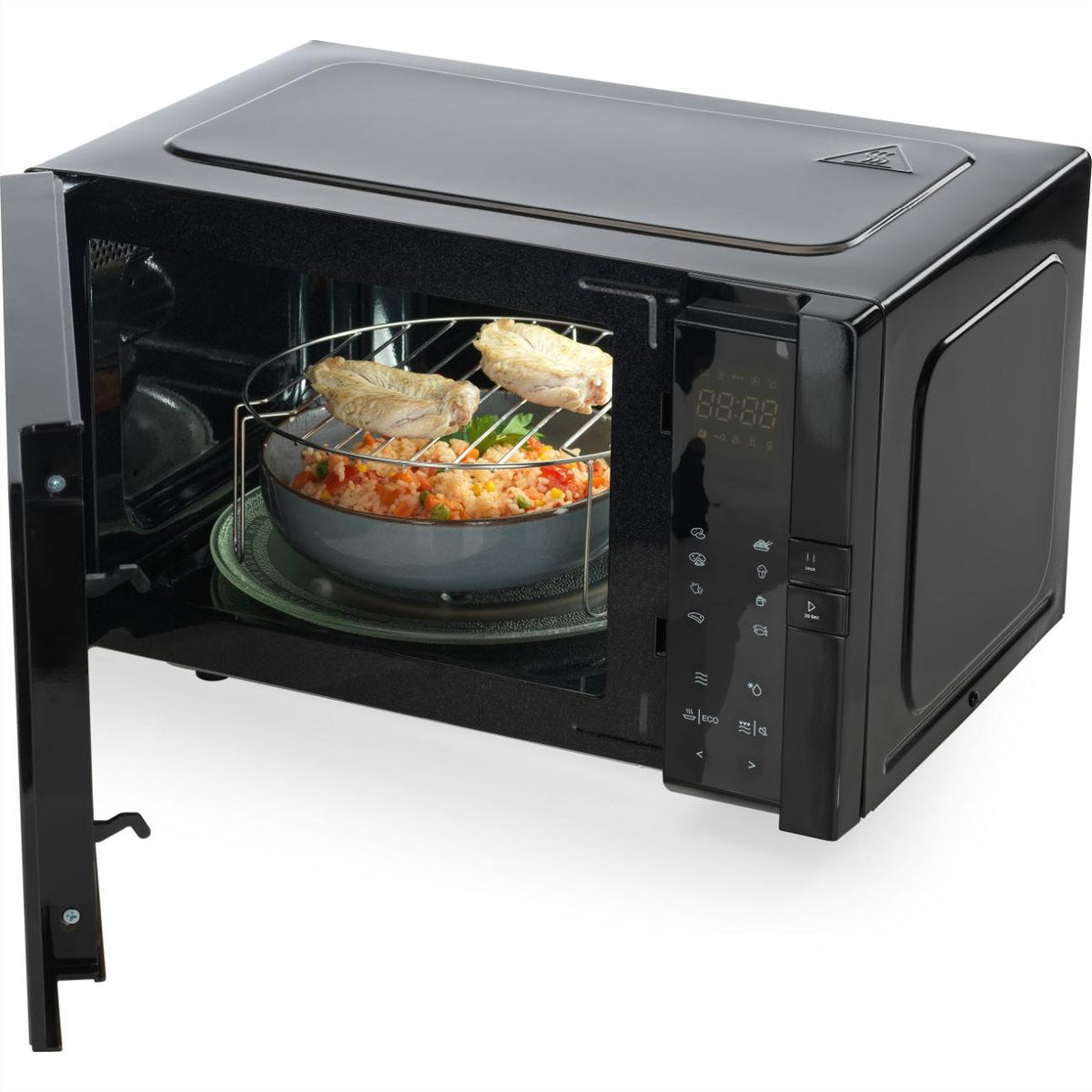 Hisense Grill-Mikrowelle H25MOBS4HGI – 25 l, 900 W – schwarz