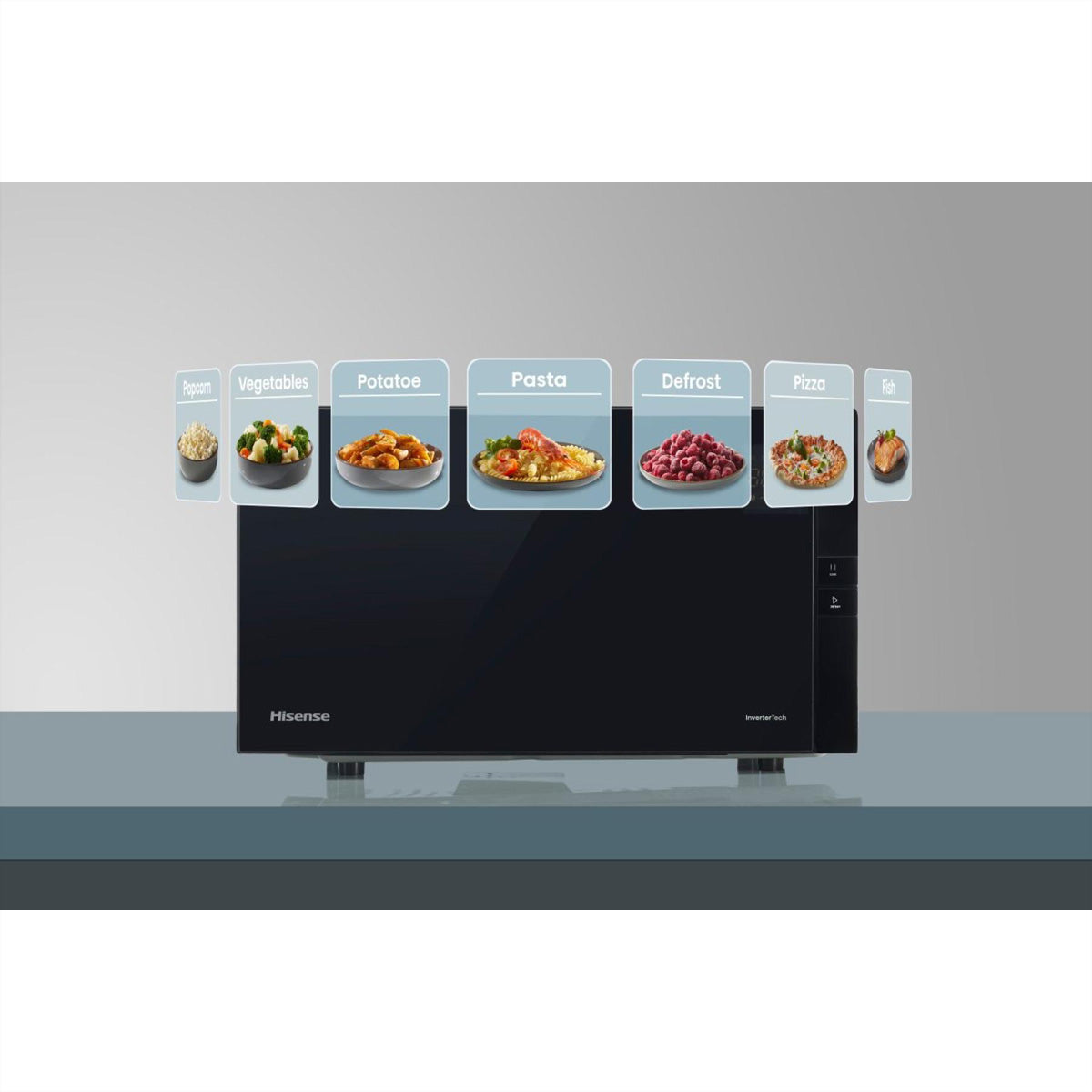Hisense Grill-Mikrowelle H25MOBS4HGI – 25 l, 900 W – schwarz
