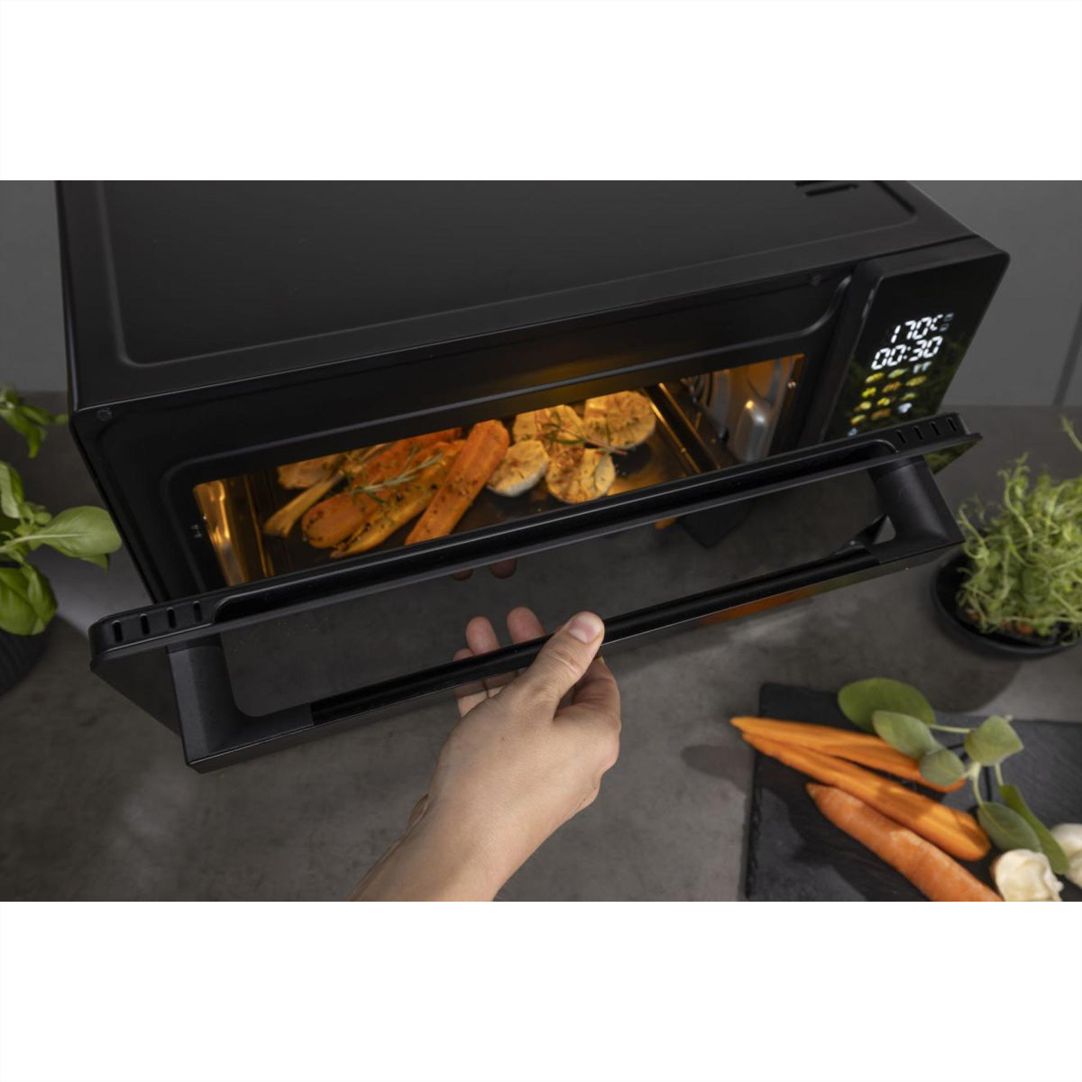Hisense Mini Ofen HOM30AF – 30 l, 1800 W, Schwarz