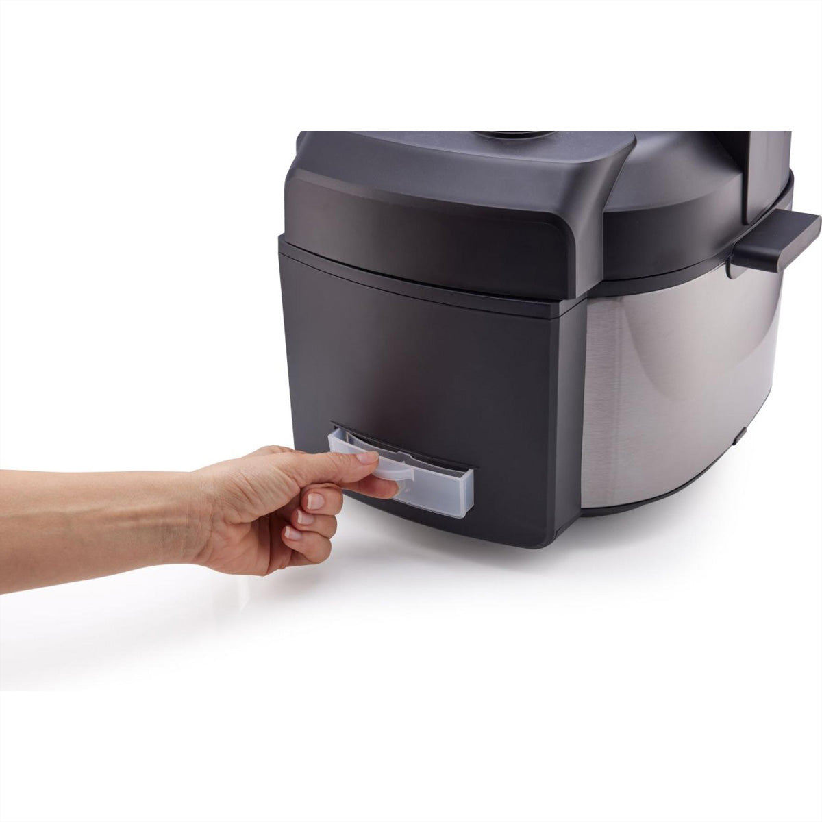 Hisense Reiskocher HMC6SBK – 6 l, 1500 W, Warmhaltefunktion – Schwarz/Edelstahl