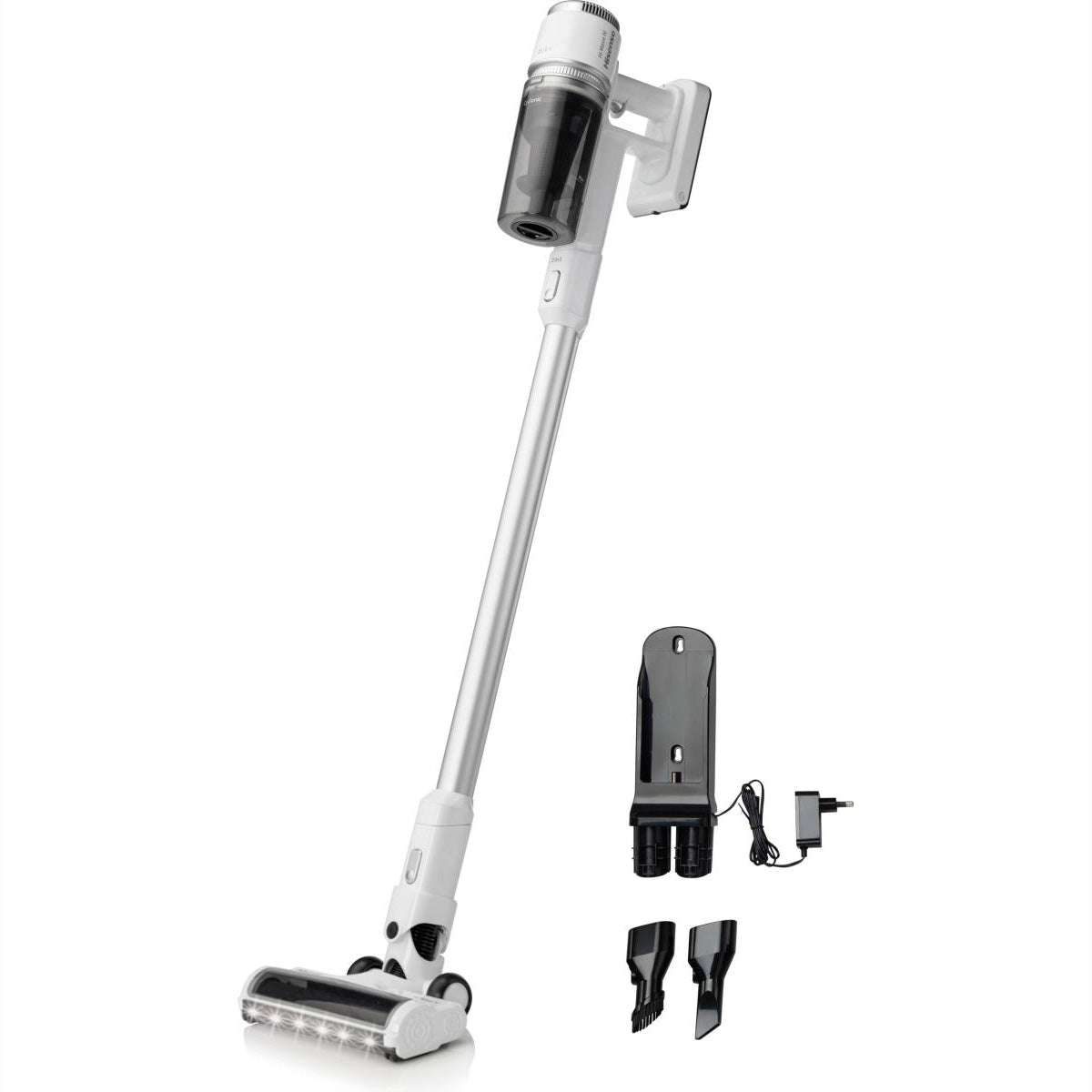 Hisense Kabelloser Staubsauger SHVC6134W, 2-in-1 – 35 Min., 30 AW, Behälter 0,5 l