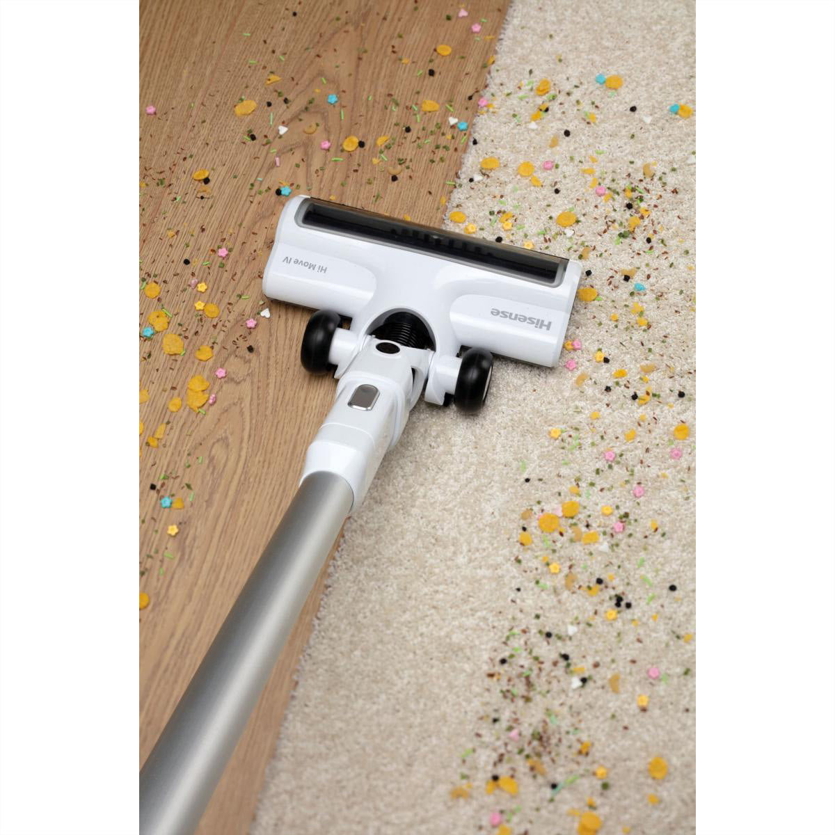 Hisense Kabelloser Staubsauger SHVC6134W, 2-in-1 – 35 Min., 30 AW, Behälter 0,5 l