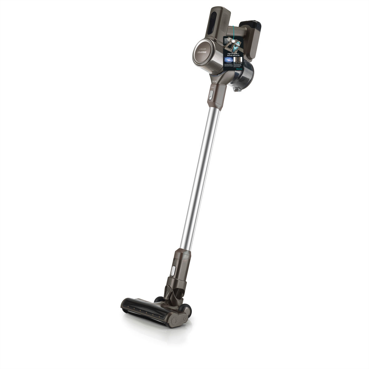 Hisense Kabelloser Staubsauger HVC6463DA, 2-in-1 – 60 min, 130 W, 0,5 l Behälter