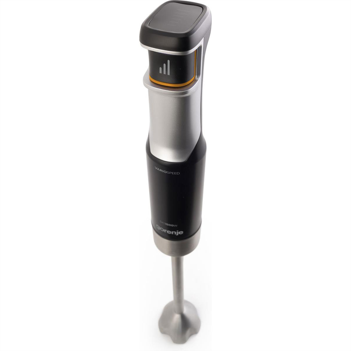 Gorenje Stabmixer HBX1500VX – 1500 W, 0,5 l Zerkleinerer, Schneebesen – schwarz/grau