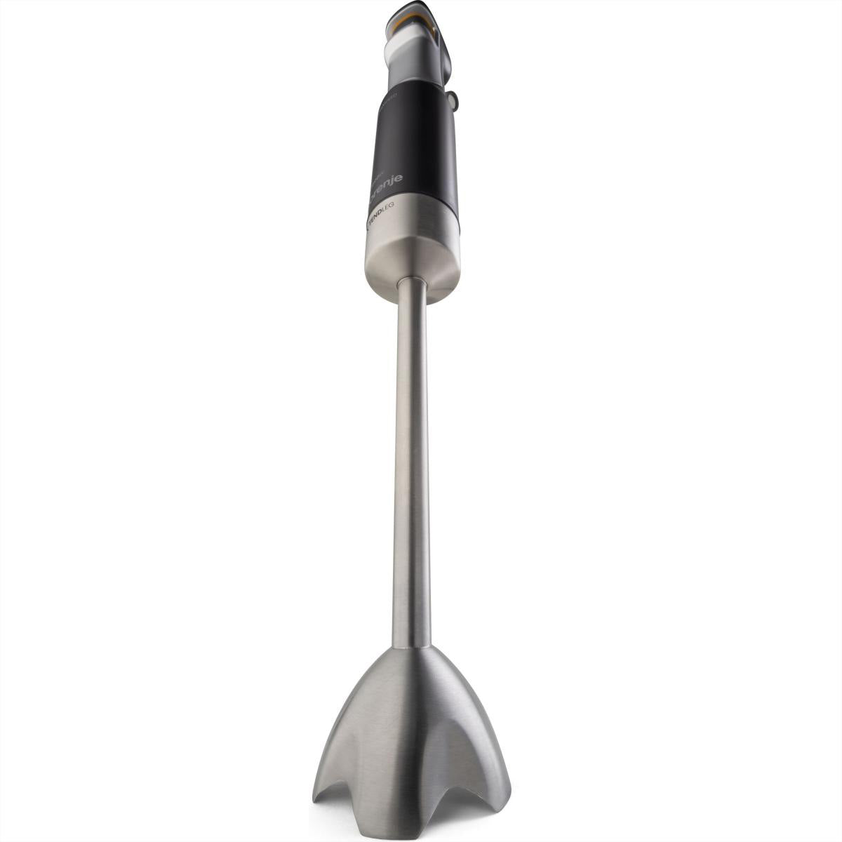 Gorenje Stabmixer HBX1500VX – 1500 W, 0,5 l Zerkleinerer, Schneebesen – schwarz/grau