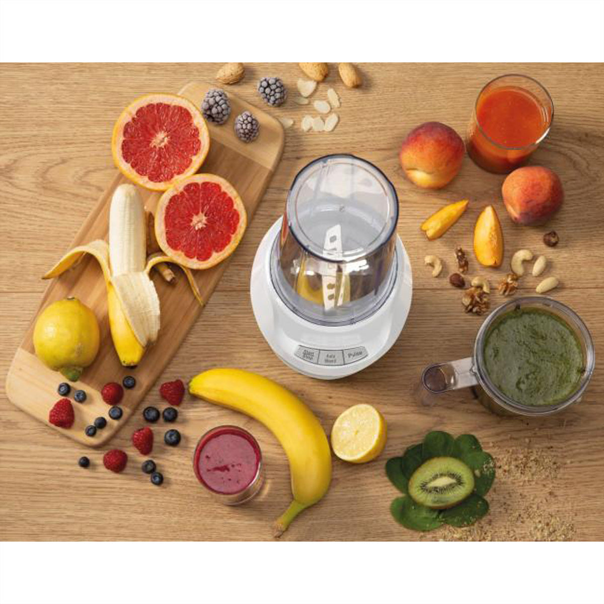 Gorenje Smoothie-Mixer BN1000E – 0,75 l, 1000 W, spülmaschinenfest – weiss/silber