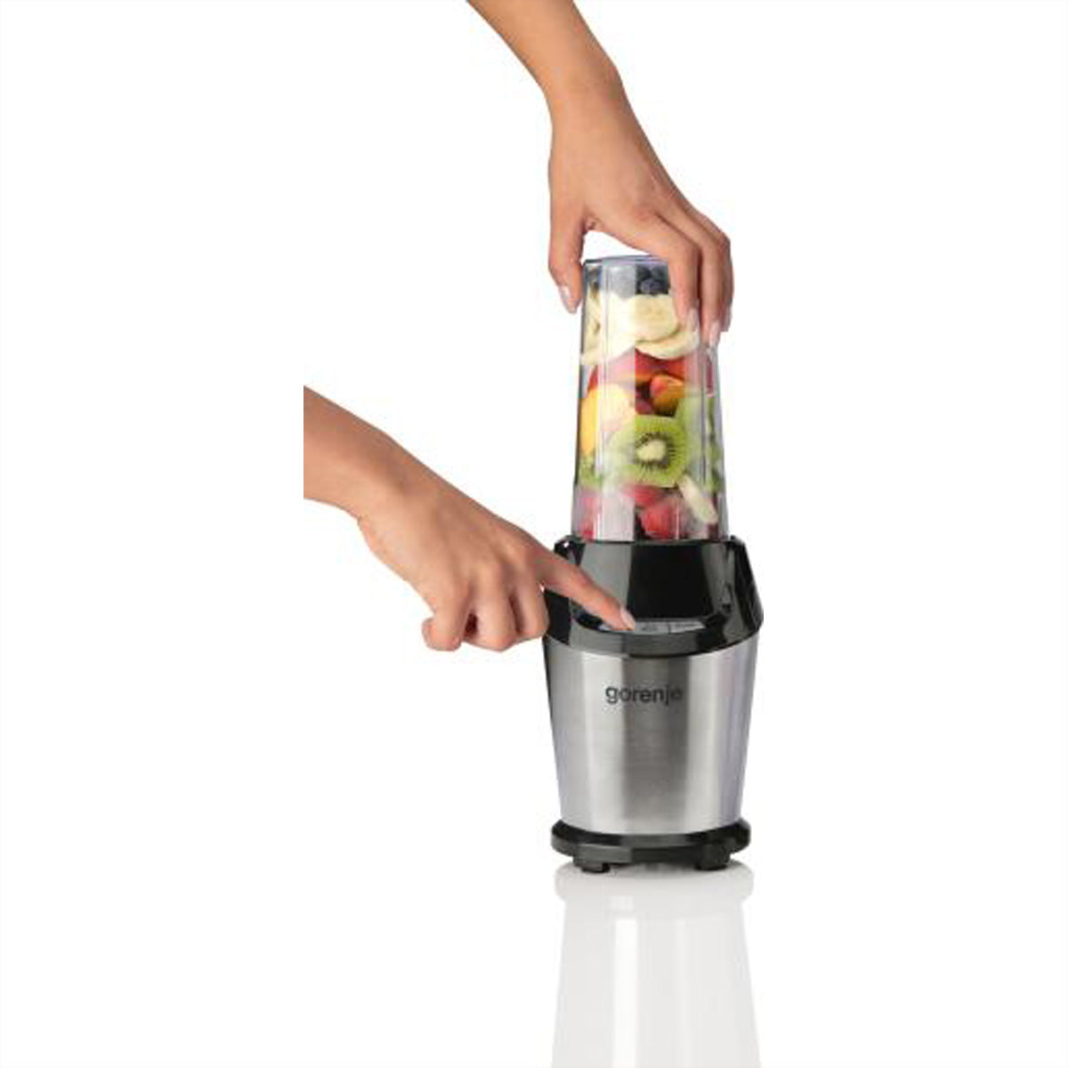 Gorenje Mixer BN1000BK – 0,75 l, 1000 W – schwarz/silber