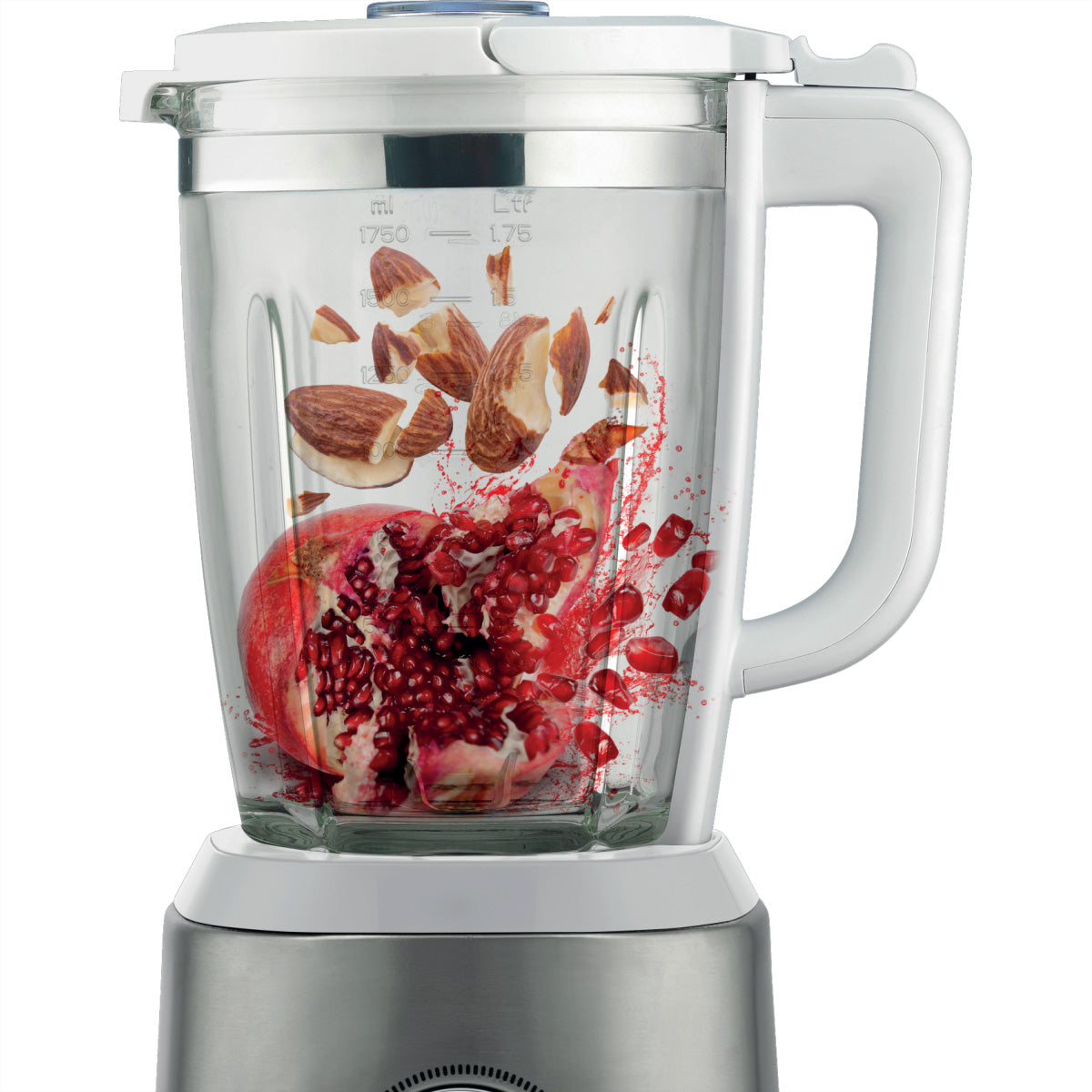Gorenje Standmixer B1400E – 1,75 l, 1400 W, spülmaschinenfest – weiss/silber