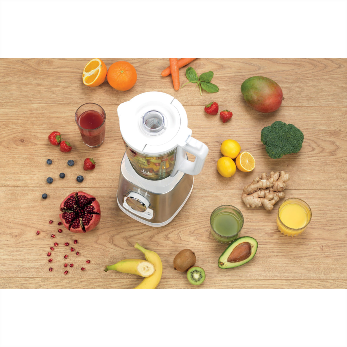 Gorenje Standmixer B1400E – 1,75 l, 1400 W, spülmaschinenfest – weiss/silber