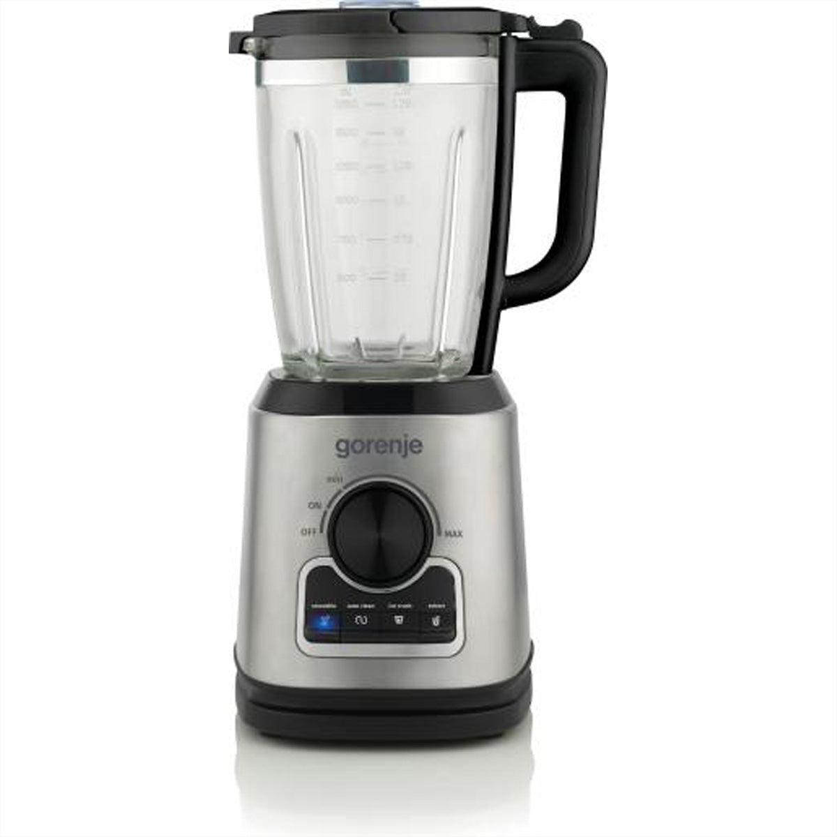 Gorenje Standmixer B1400BE – 1,75 l, 1400 W, spülmaschinenfest – schwarz/edelstahl
