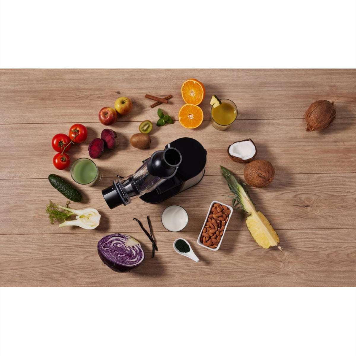 Gorenje Entsafter JC200BE – 400 ml, 200 W – schwarz/silber