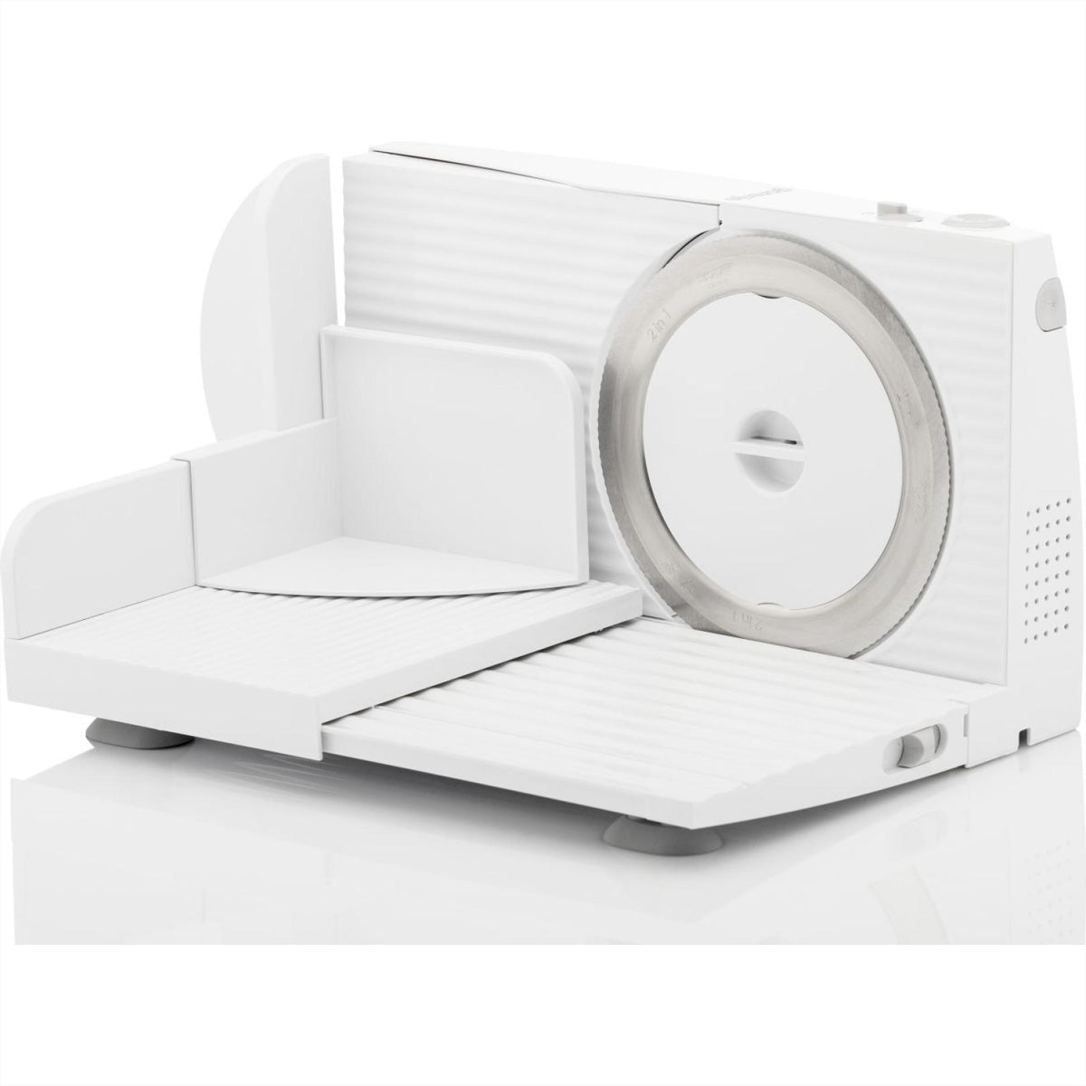 Gorenje Allesschneider R402W – Ø 17 cm, 100 W – weiss/edelstahl