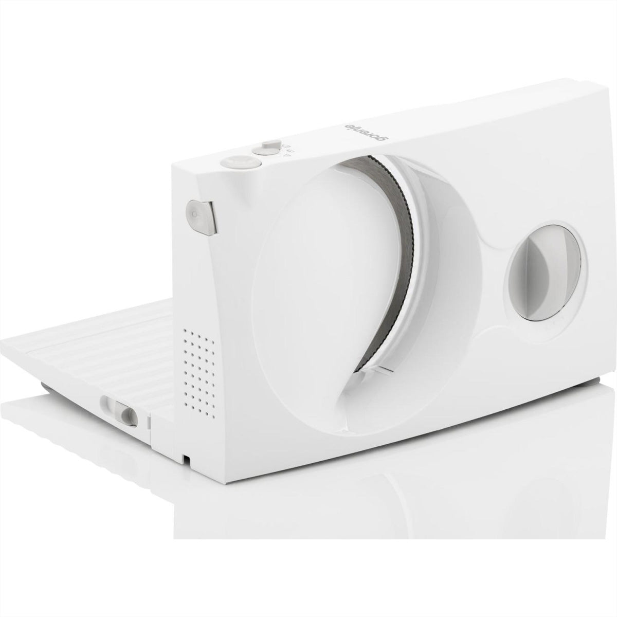 Gorenje Allesschneider R402W – Ø 17 cm, 100 W – weiss/edelstahl