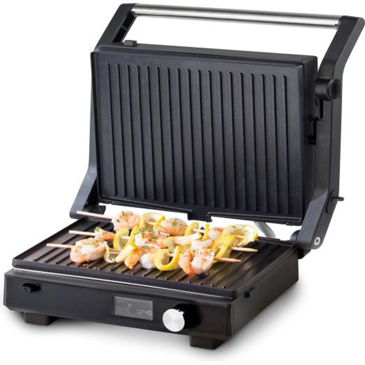Gorenje Kontaktgrill GCG2000SD – 2000 W, spülmaschinenfest – schwarz