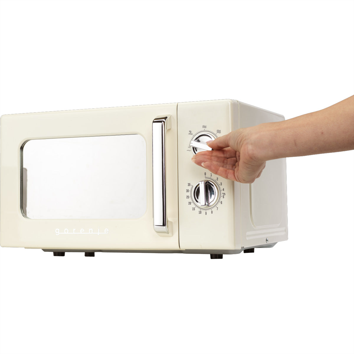 Gorenje Solo-Mikrowelle MO20E1HRL – 20 l, 700 W – beige