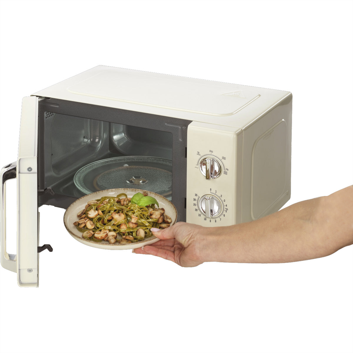 Gorenje Solo-Mikrowelle MO20E1HRL – 20 l, 700 W – beige