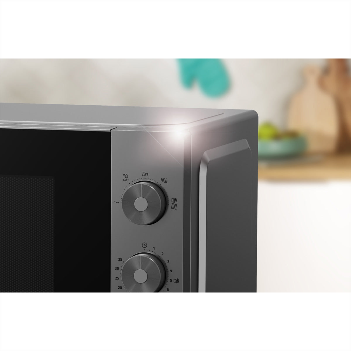 Gorenje Mikrowelle MO20E1T4 – 20 l, 700 W – schwarz/edelstahl