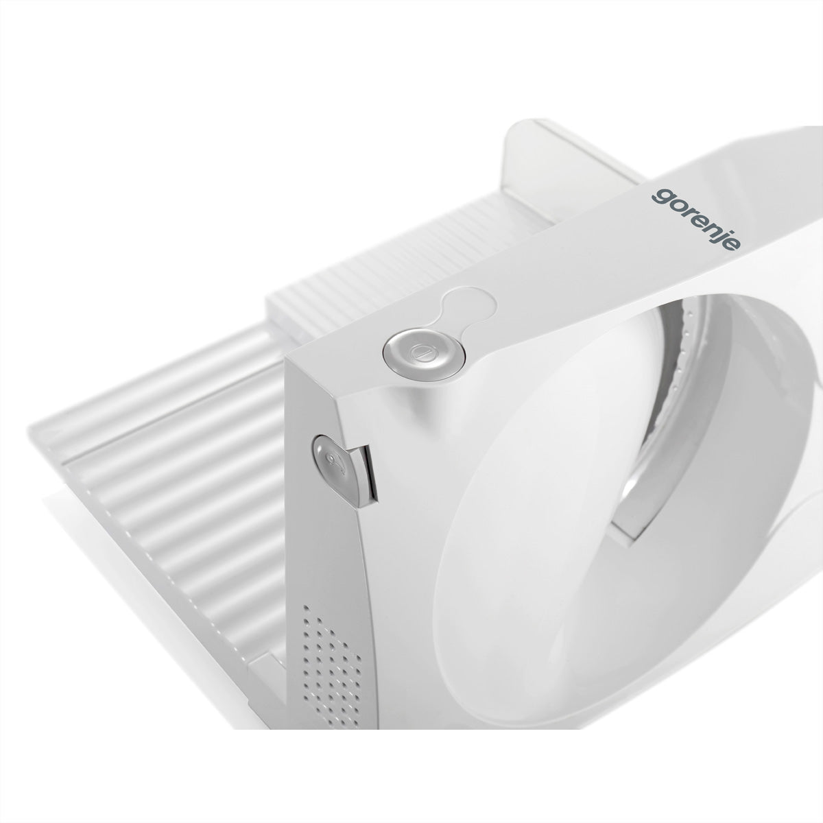 Gorenje Allesschneider R401W – 17 mm, 110 W – weiss/edelstahl