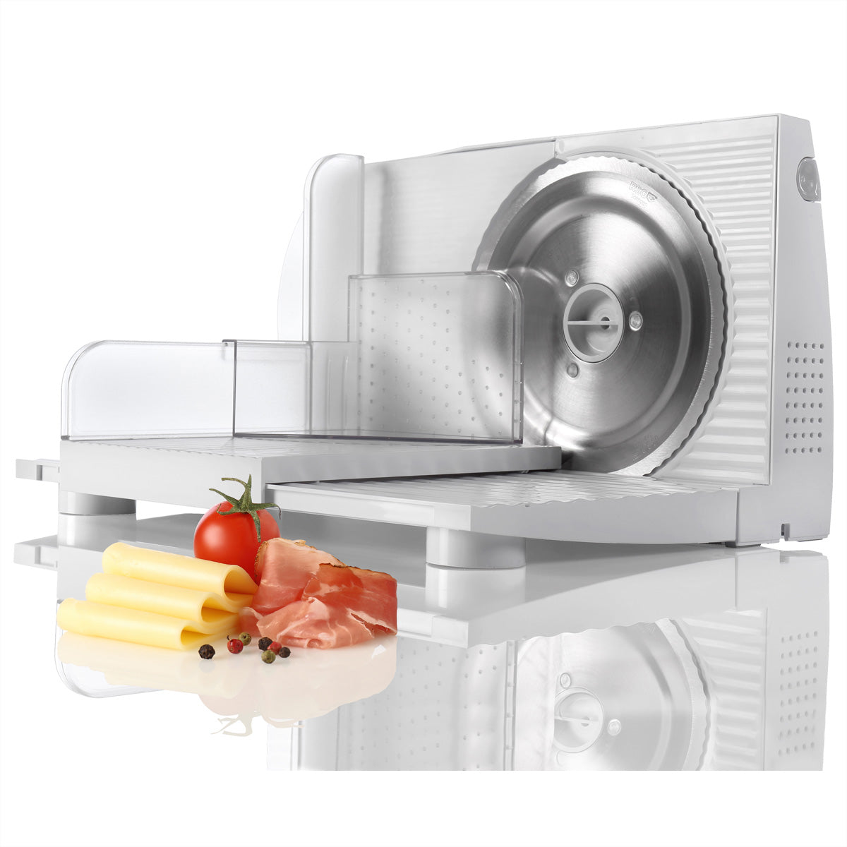 Gorenje Allesschneider R401W – 17 mm, 110 W – weiss/edelstahl