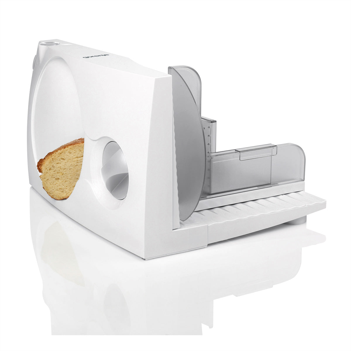 Gorenje Allesschneider R401W – 17 mm, 110 W – weiss/edelstahl