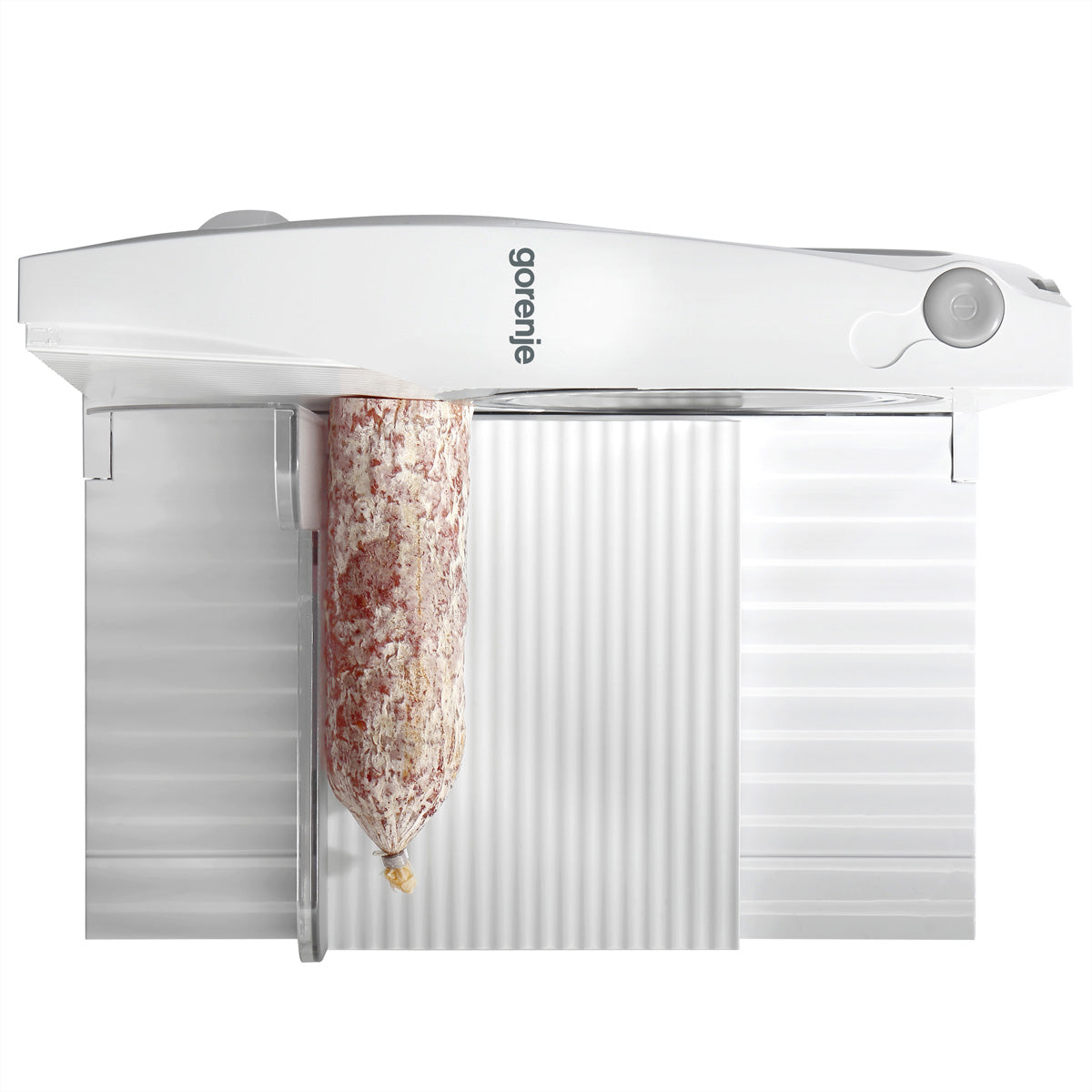 Gorenje Allesschneider R401W – 17 mm, 110 W – weiss/edelstahl