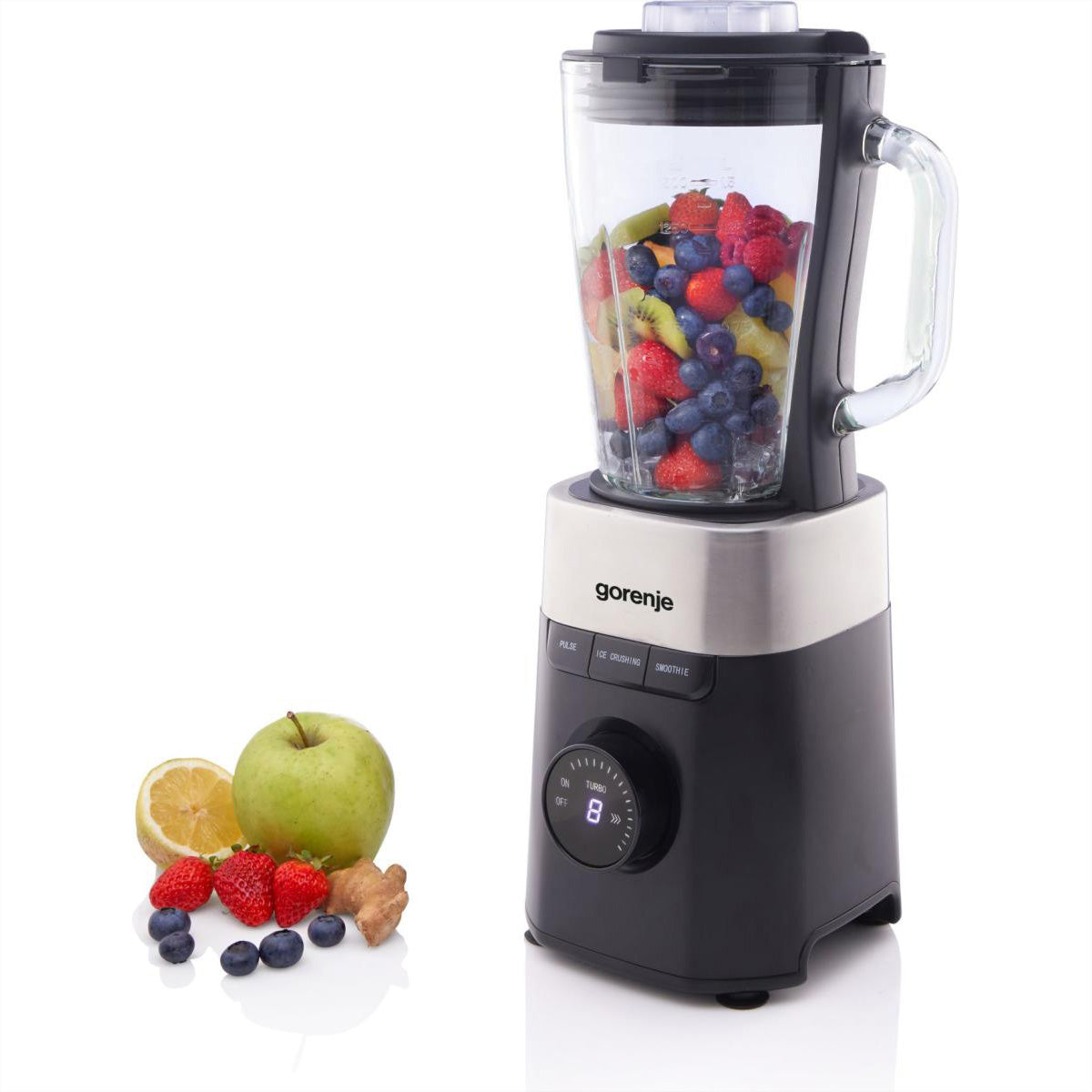 Gorenje Standmixer B1000DE – 1,5 l, 1000 W, Eis-Crusher – schwarz