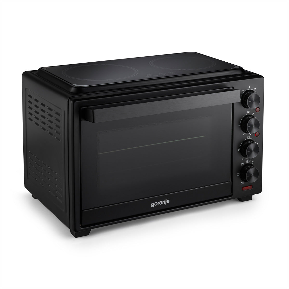 Gorenje Mini Ofen OM38GBC – 38 l, Grill & Heissluft, 3500 W – schwarz
