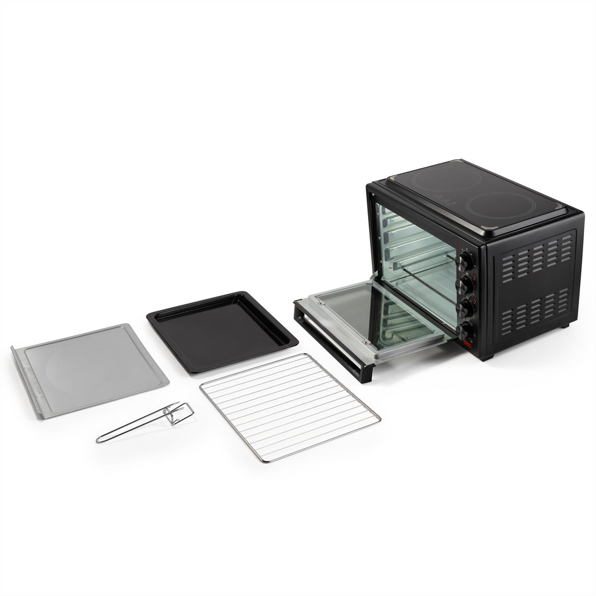 Gorenje Mini Ofen OM38GBC – 38 l, Grill & Heissluft, 3500 W – schwarz