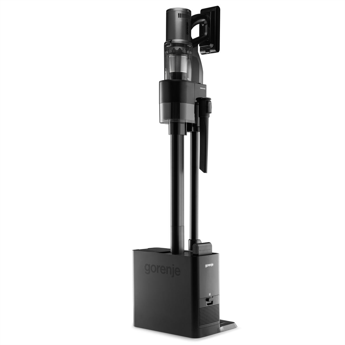 Gorenje Kabelloser Staubsauger NEOEXPERT SVC296749NEBL, mit Absaugstation, 2-in-1 – 60 min, 190 AW, Behälter 0,6 l