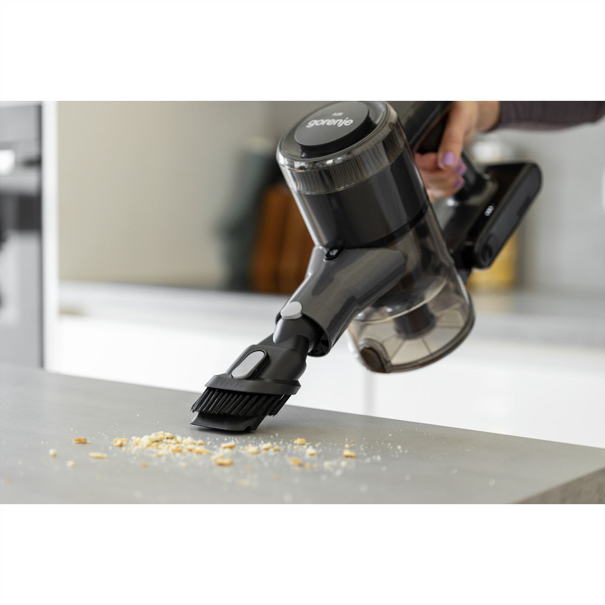 Gorenje Kabelloser Staubsauger SVC222480AA AIR, 2-in-1 – 30 min, 70 AW, Behälter 0,70 l