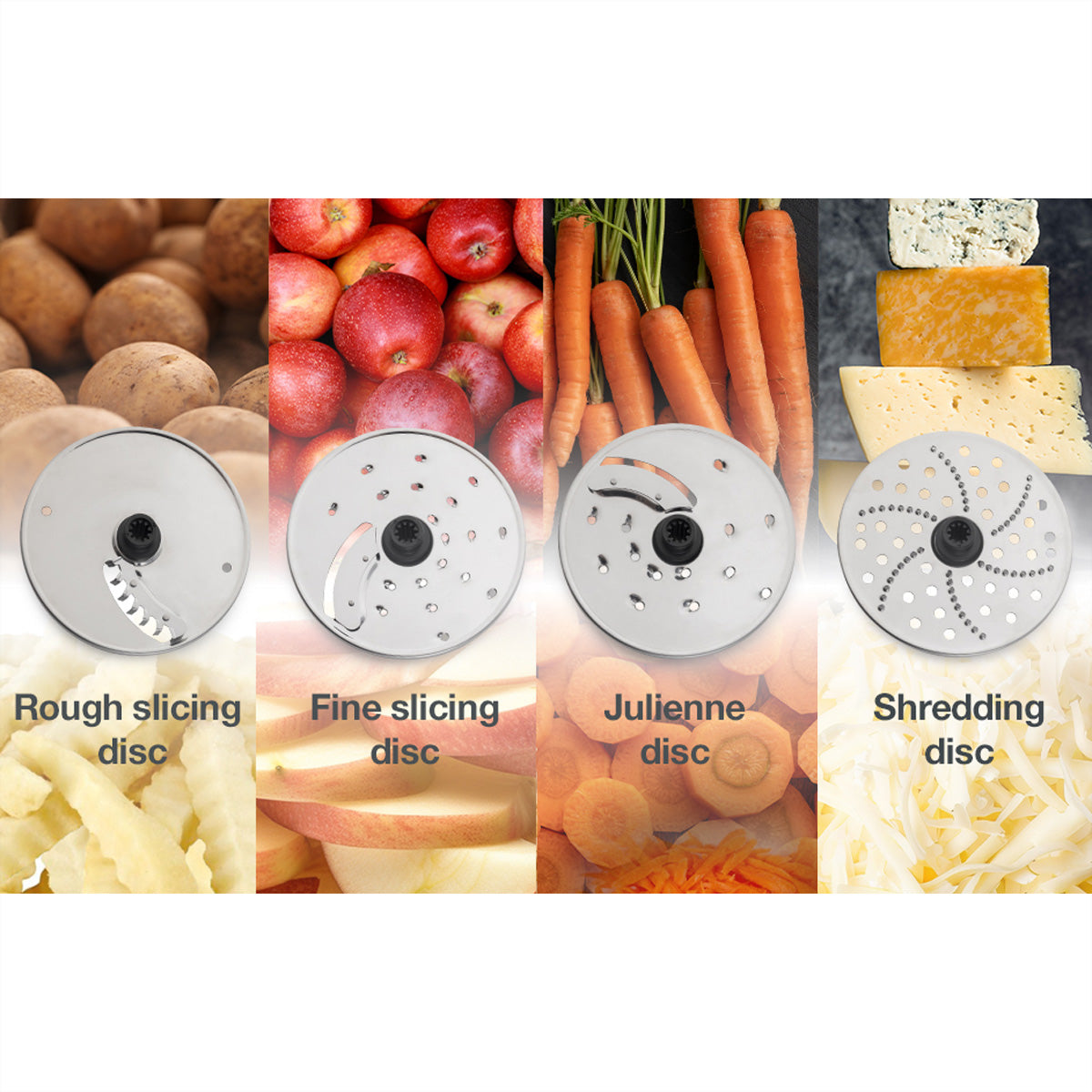 Gorenje Kompakte Küchenmaschine SBR1500E – 2 l Schüssel, 1,75 l Mixer, 1500 W – Weiss/Edelstahl