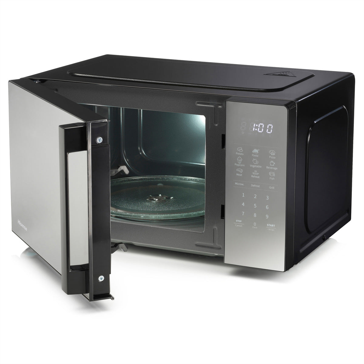 Hisense Grill Mikrowelle H20MOMBS4HGCH – 20 l, Grill, 700 W – Schwarz
