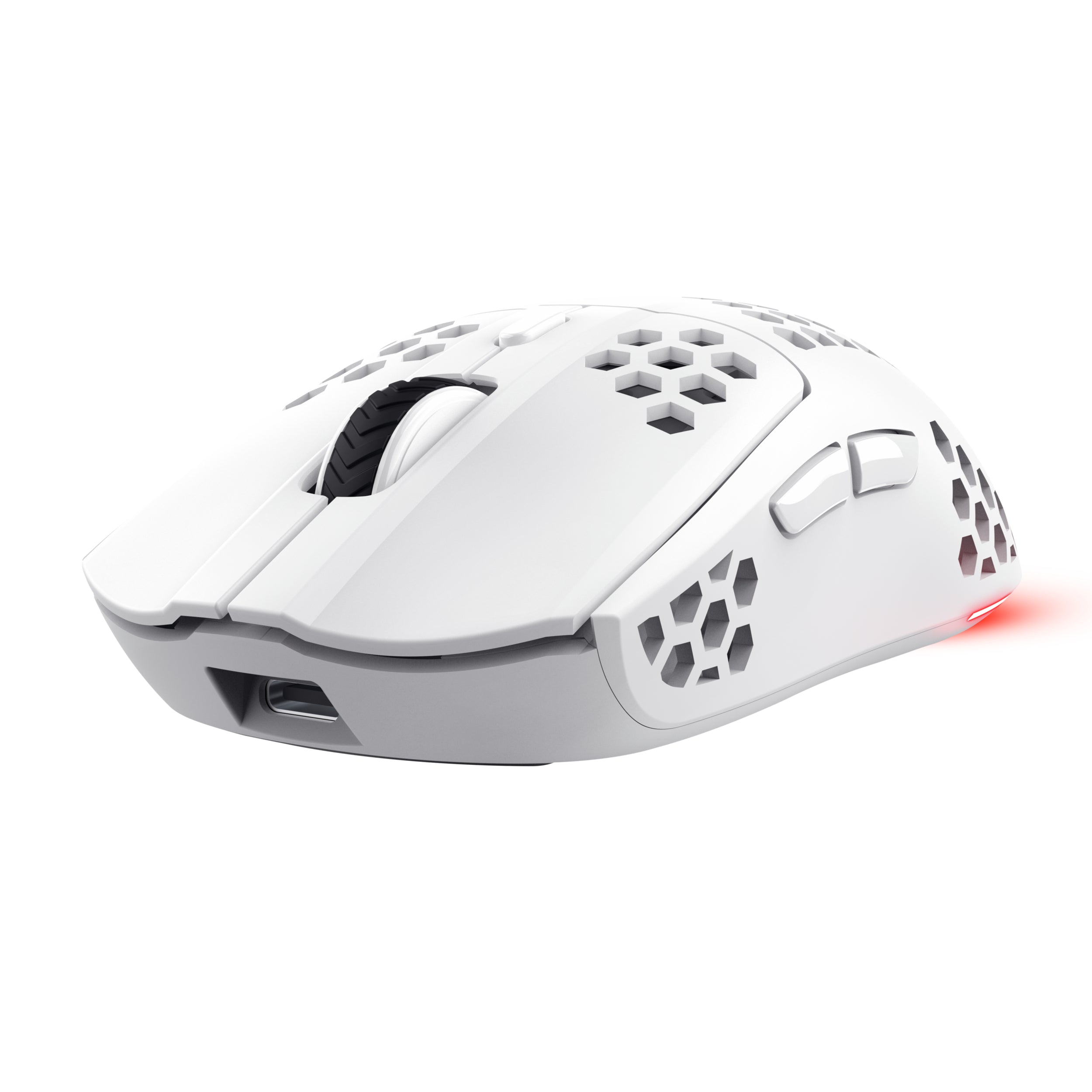 Trust GXT 929 Helox – Gaming-Maus – Kabellos (2,4 GHz), 4800 DPI, RGB-Beleuchtung, Rechtshänder, Weiss