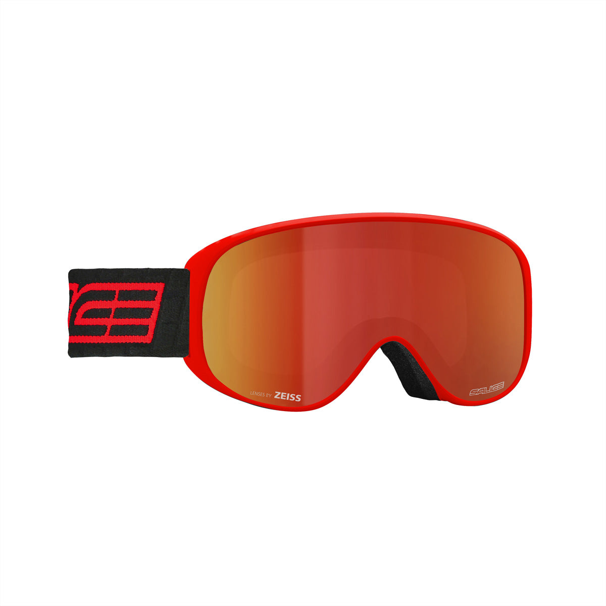 Salice Occhiali Schutzbrille 100DARWF – Rote Gläser, Antibeschlag, 100 % UV-Schutz