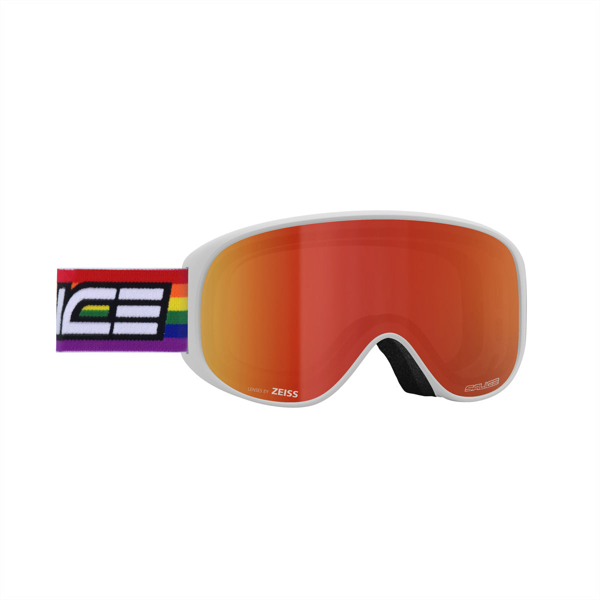 Salice Occhiali Schutzbrille 100DARWF – Rote Gläser, Antibeschlag, 100 % UV-Schutz