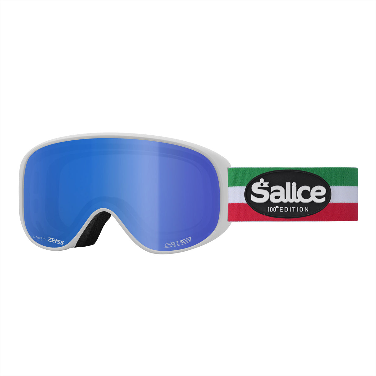 Salice Occhiali Schutzbrille 100ITAED – Blaue Gläser, Antibeschlag, 100 % UV-Schutz