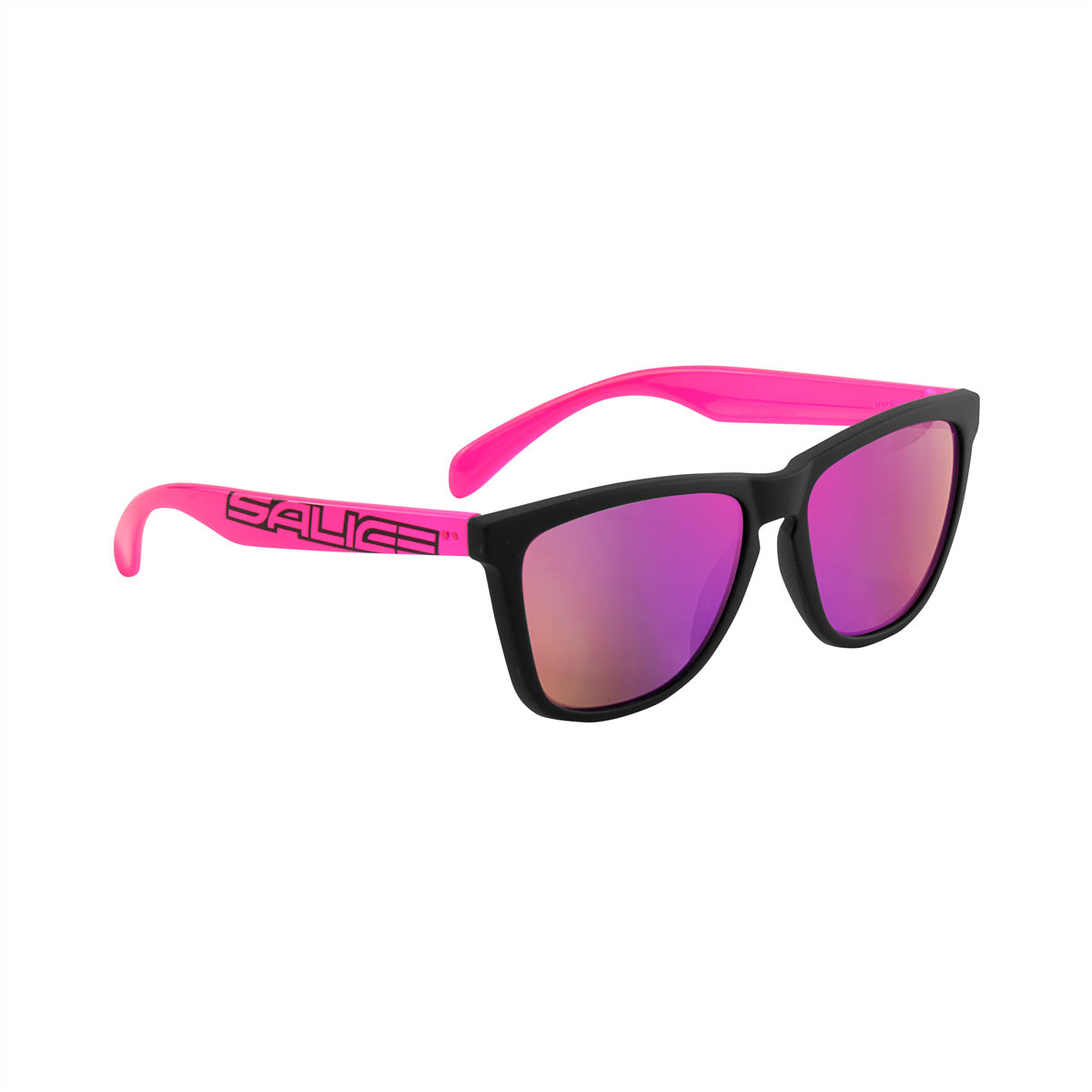 Salice Occhiali Sonnenbrille 3047RW – Violette Gläser, Pinker Rahmen, 100 % UV-Schutz