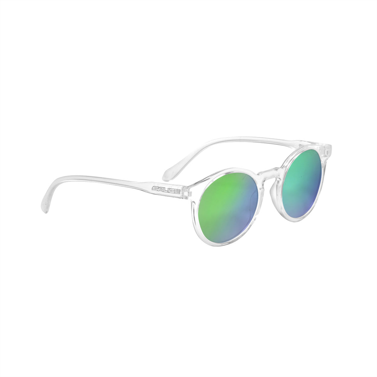 Salice Occhiali Schutzbrille 38RW Crystal RW Grün – Grüne Gläser, 100 % UV-Schutz, Kunststoff