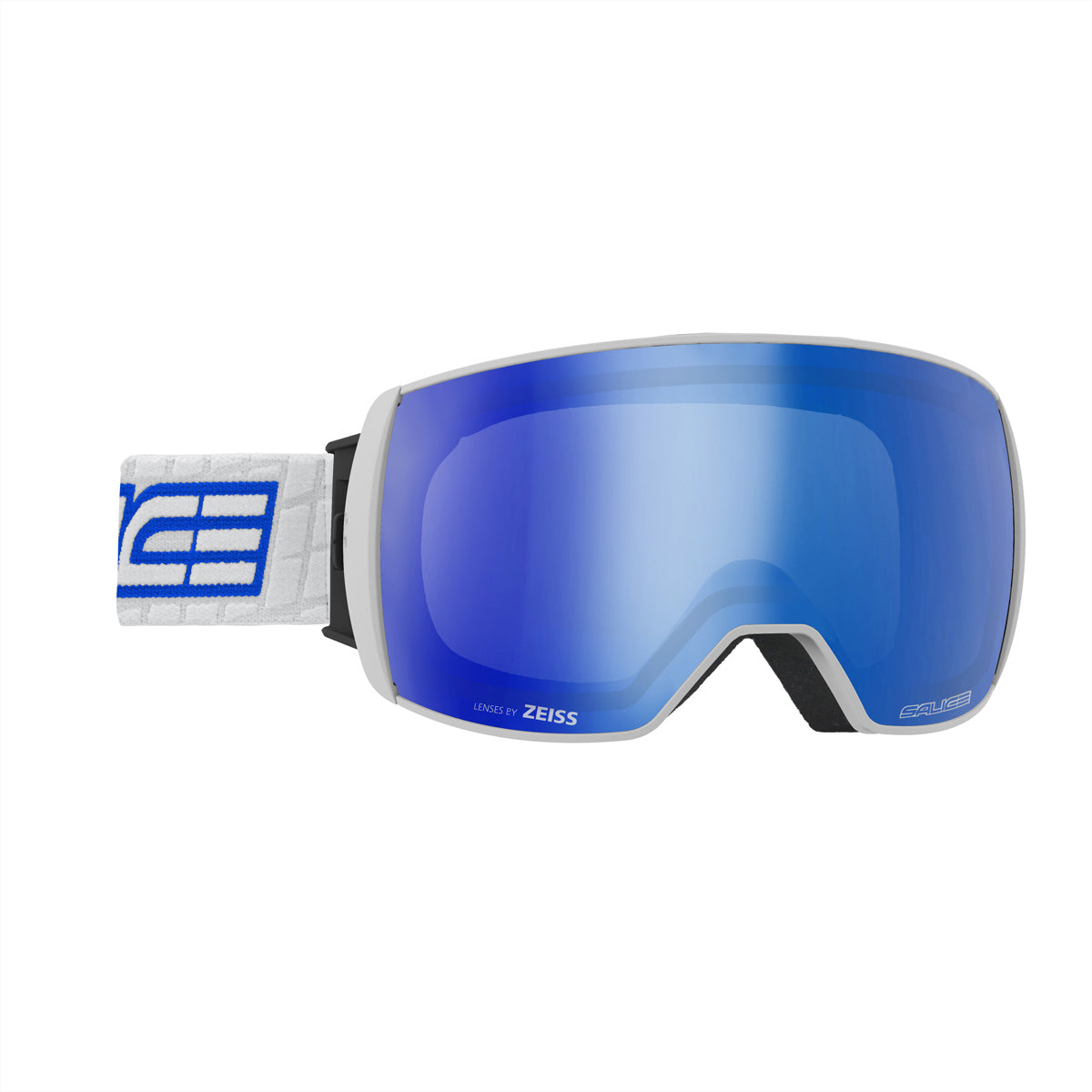 Salice Occhiali Schutzbrille 605DARWF – Blaue Gläser, 100 % UV-Schutz, Polycarbonatrahmen