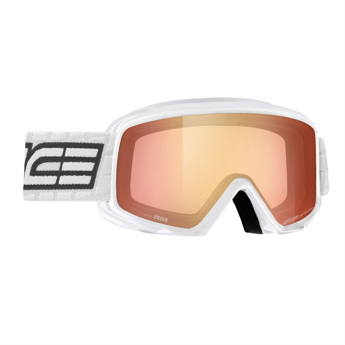 Salice Occhiali Schutzbrille 608DARWF – Transparente Gläser, Weiss Rahmen, Polycarbonat
