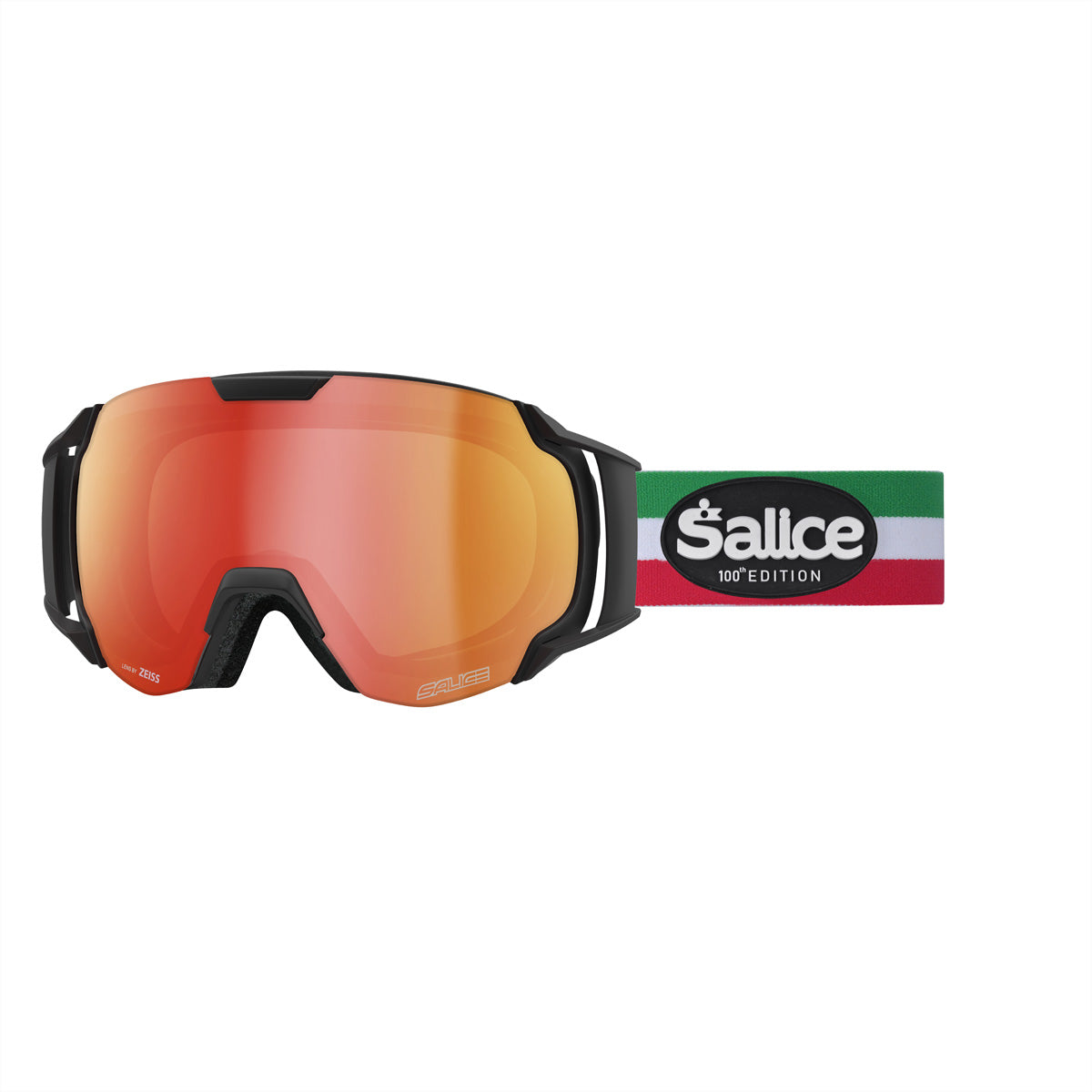 Salice Occhiali Schutzbrille – Orange Gläser, Antibeschlag, 100 % UV-Schutz