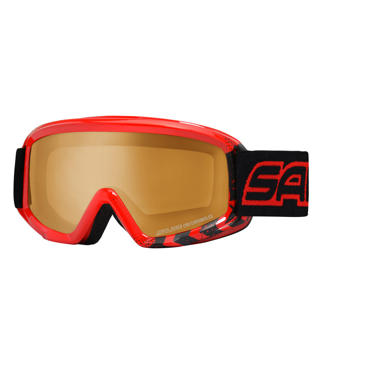 Salice Occhiali Schutzbrille – Orange Gläser, Antibeschlag, 100 % UV-Schutz (UVA/UVB)