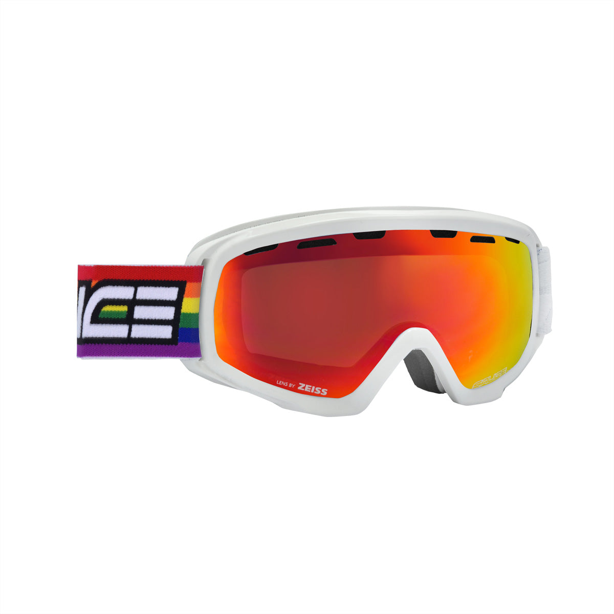 Salice Occhiali Schutzbrille Dav RW – Rote Gläser, Antibeschlag, 100 % UV-Schutz